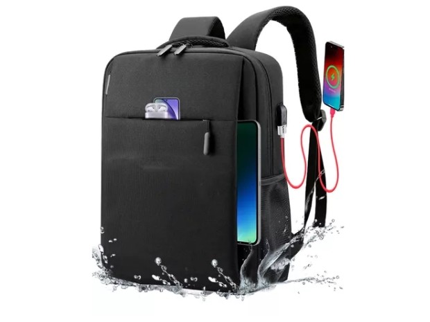 &u+ MOCHILA IMPERMEABLE CARGA USB (B03)